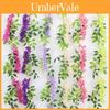 Wisteria Artificial Flowers For Garden Decor With Durable Plastic Vine For Indoor And Outdoor Use