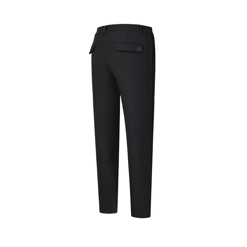 Fila Golf Series Comfortable Soft Breathable Fitted Straight Leg Casual Pants Women Pants Deep-Black A11W515804F-BK