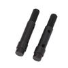 2Pcs 1/10 RC Front Axle Shaft Alloy Lightweight Impact Resistant Model Car Front Short Axle for VP F