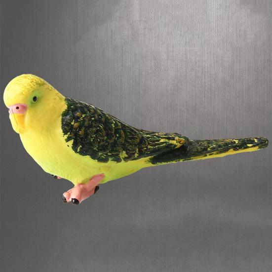 Artificial Est Parrot Bird Mini Animal Model Garden Lawn Yard Ornament Decor