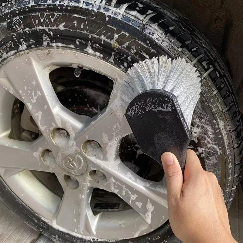 Car Tire Wheel Rim Cleaning Brush Detailing Brushes Wash Towel Universal Wheel Tire Cleaning Tools Auto Accessories