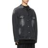 Balenciaga Denim Jacket Loose Fit Men's Black 662772TKVG51000