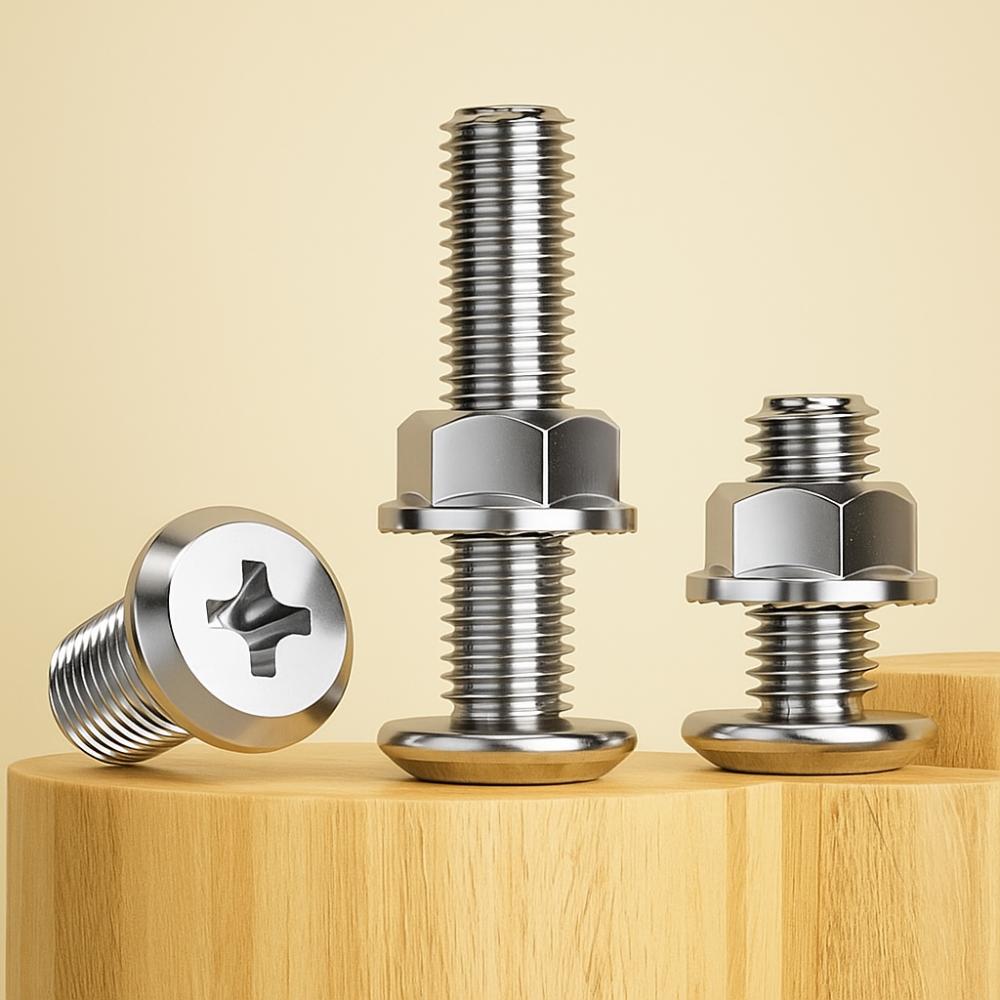 M6 M8 Hex Head Screws Lock Washers Bolts and Nut Set Multi-Purpose Allen Head Bolt  DIY Projects