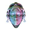 3D Printed Skull Head Statue Gothic Mechanical Skull Model Desktop Ornament for Halloween Home Decoration
