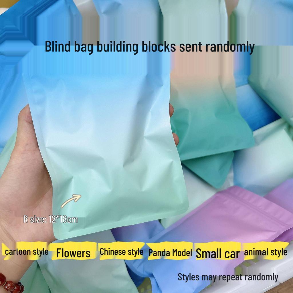 Kids' Creative Cartoon Building Blocks - Fun Party Favors & Gifts for Primary Students