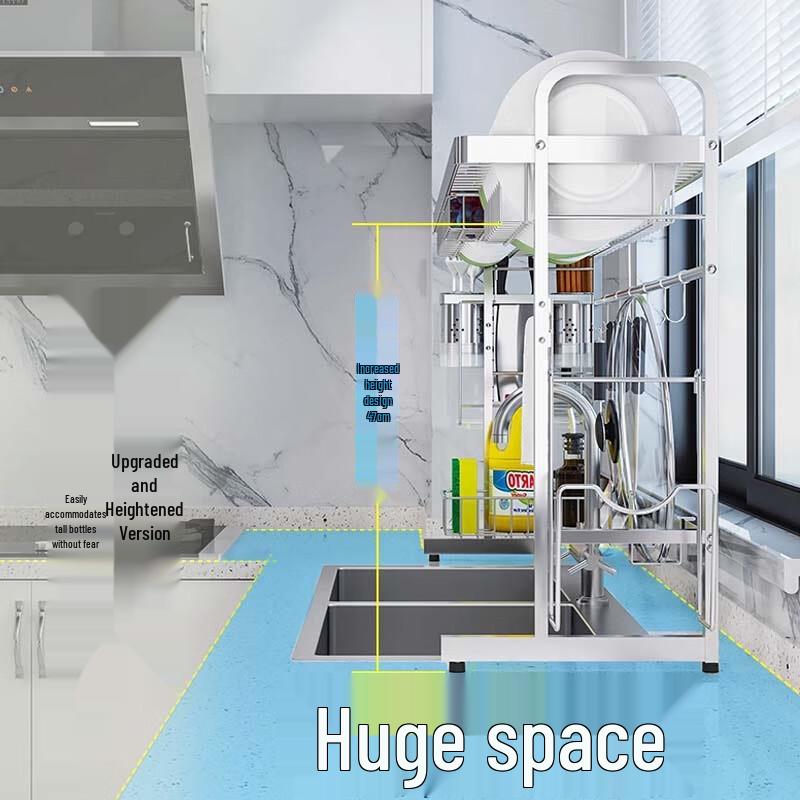 Stainless Steel Countertop Dish Drying Rack