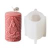 3D Silicone Mold Silicone Candle Mold Handmade Craft Mold Religious Statue Molds Silicone Material for DIY Hand-Making