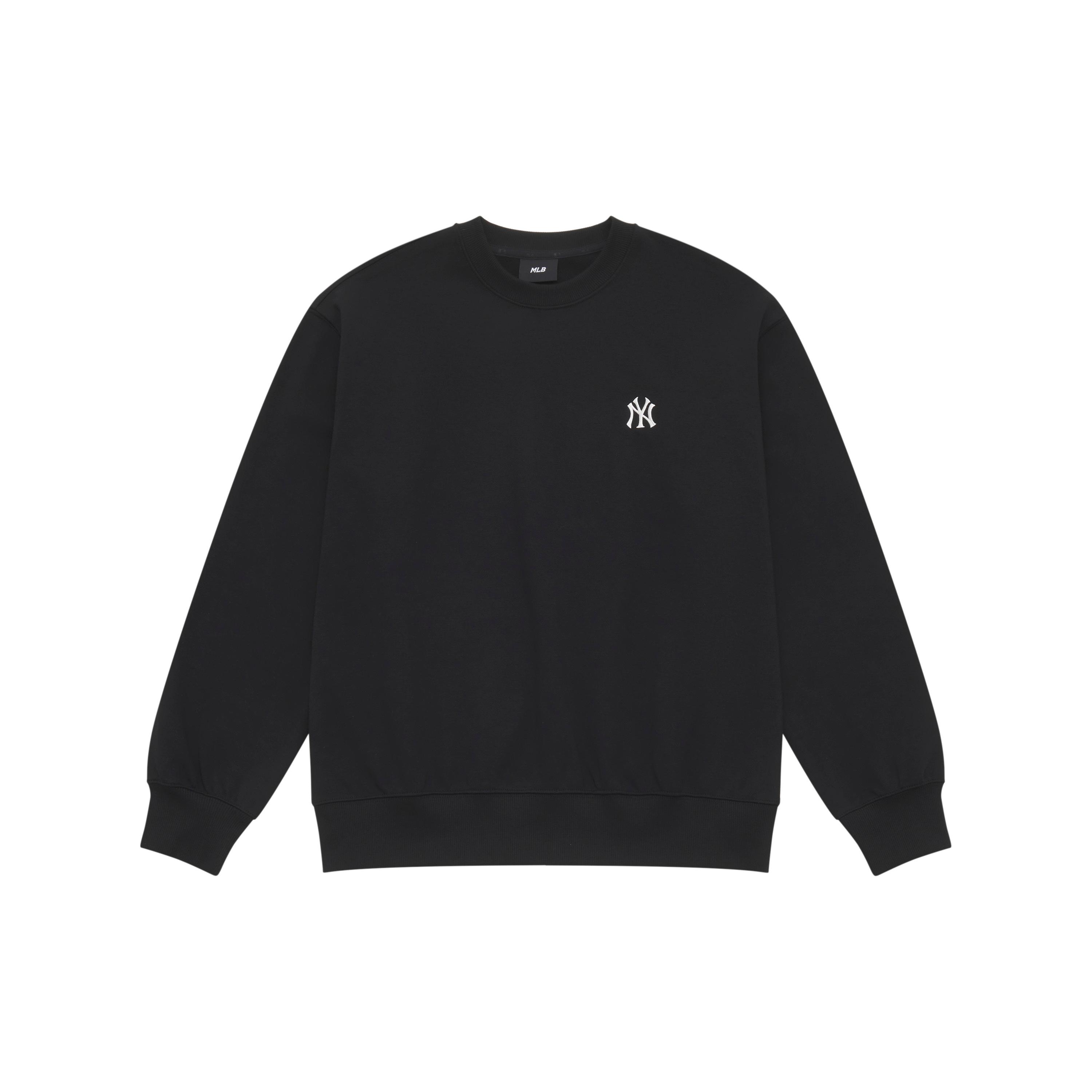 MLB Basic Logo New York Yankees SS25 Sweatshirt Unisex Black 3AMTB0151-50BKS XS