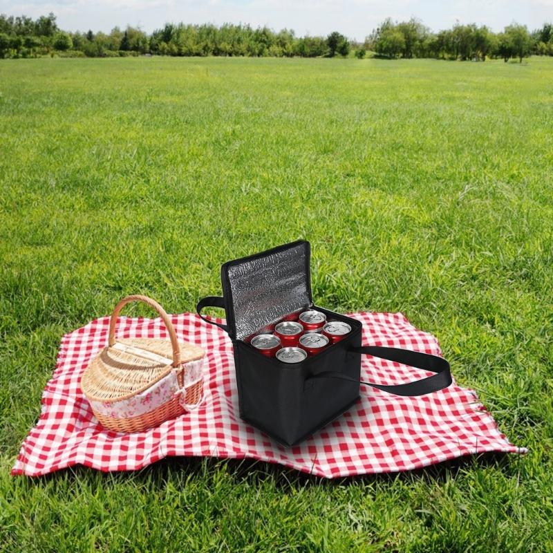 Lebensmittelliefertasche Groß Isoliert Picknick Lunch Kühlertasche Faltbar Kühlbeutel