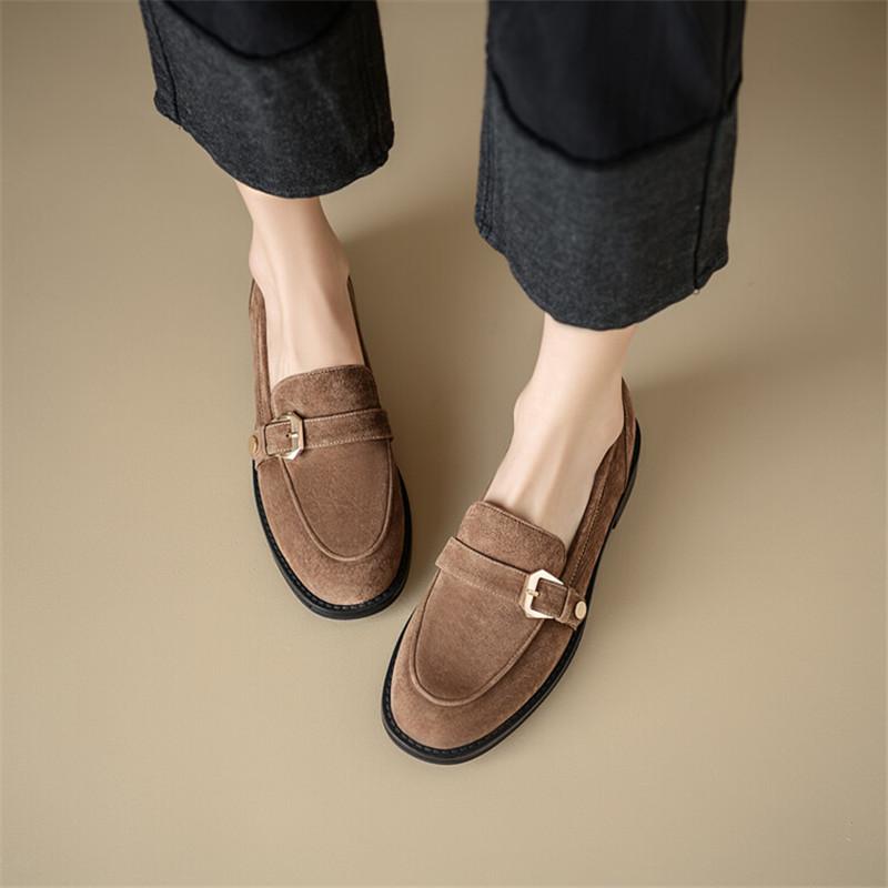 Fashion 2024 Spring Women Shoes Round Toe Chunky Heel Women Pumps Shoes for Women Deep Mouth Loafers Low Heels Ladies Shoes Zaptos Mujer