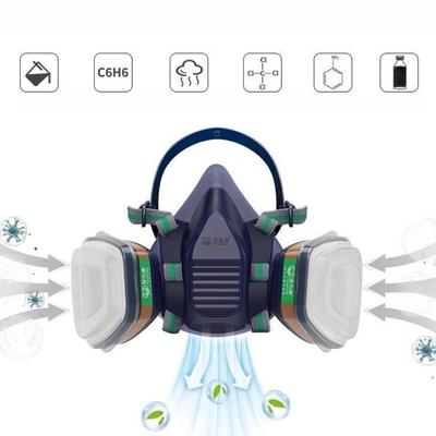 Gas Mask Half Full Face Protection Industrial Paint Spray Respirator for Chemical Organic Vapor Filters Gas Mask Protection Mask