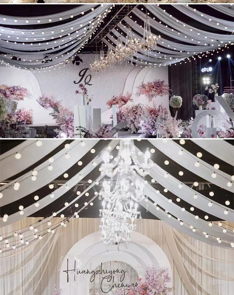 LED Ping Pong String Lights - Multi-Purpose Decorative Lights for Weddings, Festivals, Outdoor Camping, and Party Backgrounds