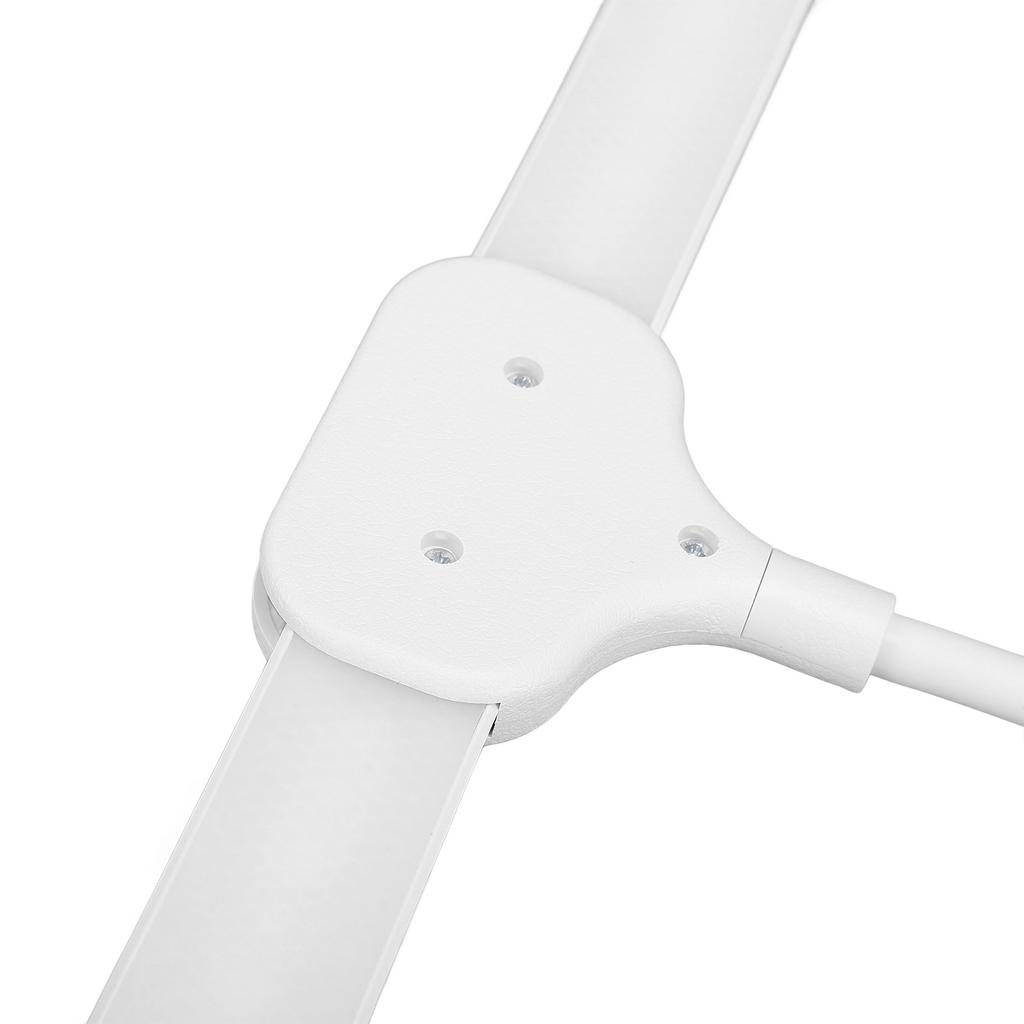 Doppelkopf LED Schreibtischlampe mit Klemme 4000mAh Batteriebetrieben 3 Beleuchtungsmodi Doppelkopf Helles Augenschonendes Licht für Arbeit Studium