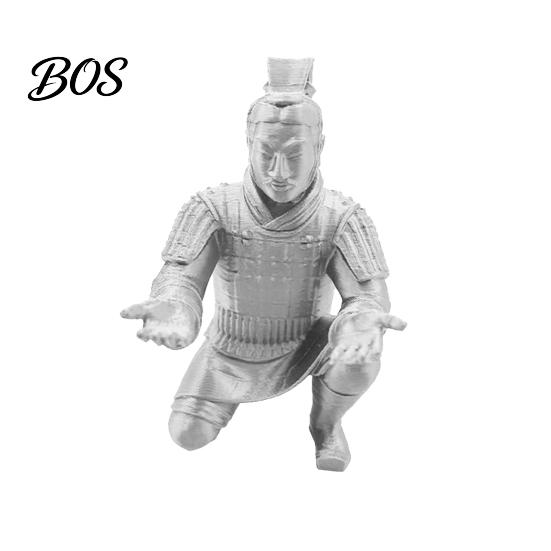 Multifunctional Pen Holder Terracotta Warrior Desk Decor, 3D Printed Soldier Stand for Sturdy Plastic Decor Office, Creative Ancient Pencil