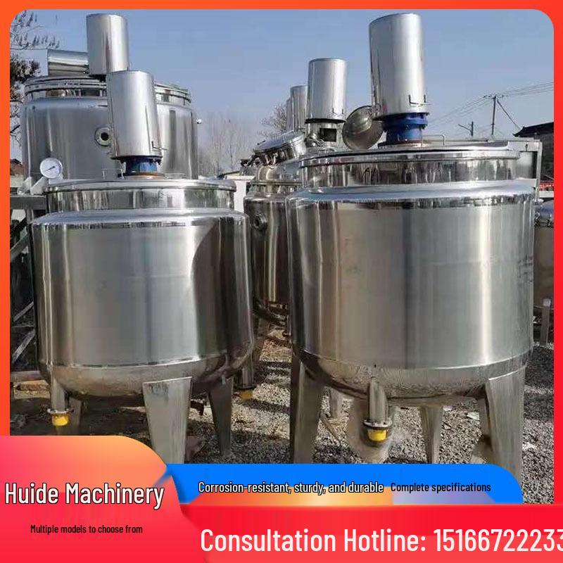 Multi-functional Stainless Steel Mixing Tank with Spiral Blade
