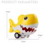 Children's Educational Toy Press And Slide The Little Shark Car Simulation Cartoon Cute Shark Car Children Birthday Gift