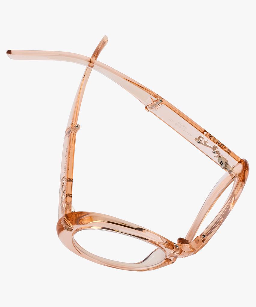 Likkeullou Rc Duye Folder Blue Light Glasses Peach