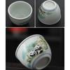 Cute Panda Chinese Kung Fu Tea Sets - Ceramic Tea Pot with Infuser Tea Cup Tea Can Gift Box,Cartoon Panda Tea Set for Business Festival Friend Gifts