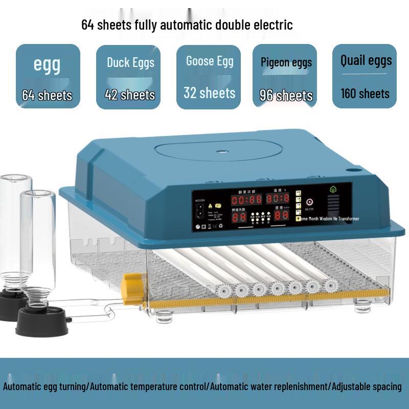 Fully Automatic Household Mini Egg Incubator with Smart Egg Turner
