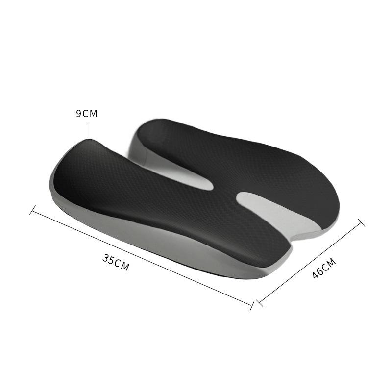 Memory Foam Cushion for Office Chairs, Cars, Students - Comfort & Height Boost for Hips and Buttocks