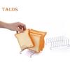 Supporto per pane in acciaio inossidabile, supporto per toast a 8 scomparti per friggitrice ad aria, supporto rettangolare per toast per cucina, supporto per raffreddamento pane antiruggine, supporto per toast multiuso