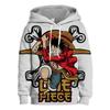 Sweat-shirt à capuche pour enfants, Cosplay Zoro, une pièce, mode, manches longues, imprimé Roronoa Zoro 3D, 4-14T