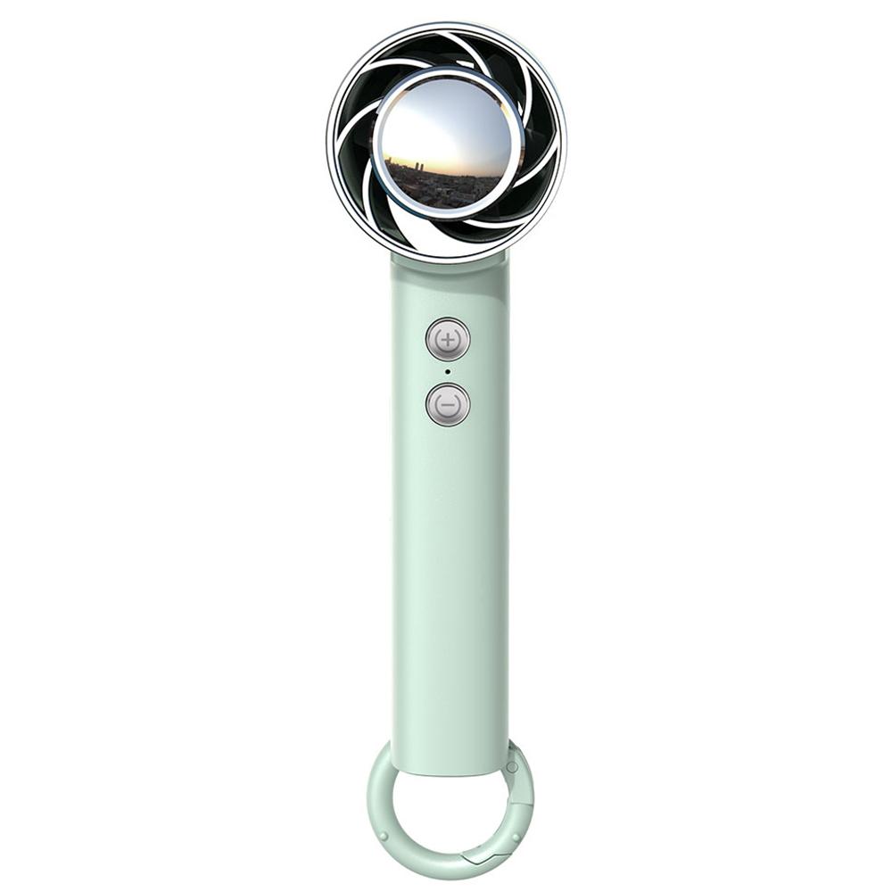 

WT16 Handheld Fan Foldable Portable Low Noise Cooling Fan for Outdoor Travel Home Desktop Use Light Green