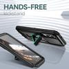 R-JUST For Samsung Galaxy S25 Edge Case PC+Silicone+Metal Back Cover with Tempered Glass Film