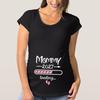2027 New Cute Dad Mom Baby Printed Couple Maternity Tshirt Pregnancy Announceunisext Shirt Couple Pregnant Tshirt Clothes