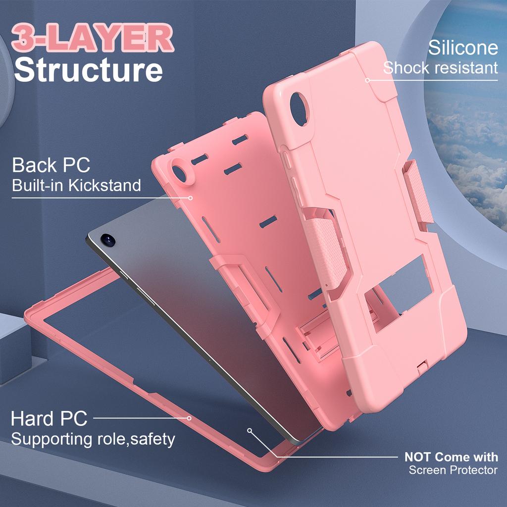 Shockproof Case for Samsung Galaxy Tab A7 Lite A9 A11 Plus Heavy Duty Protection Solid Kids Cover with Kickstand for Tab A9 Plus
