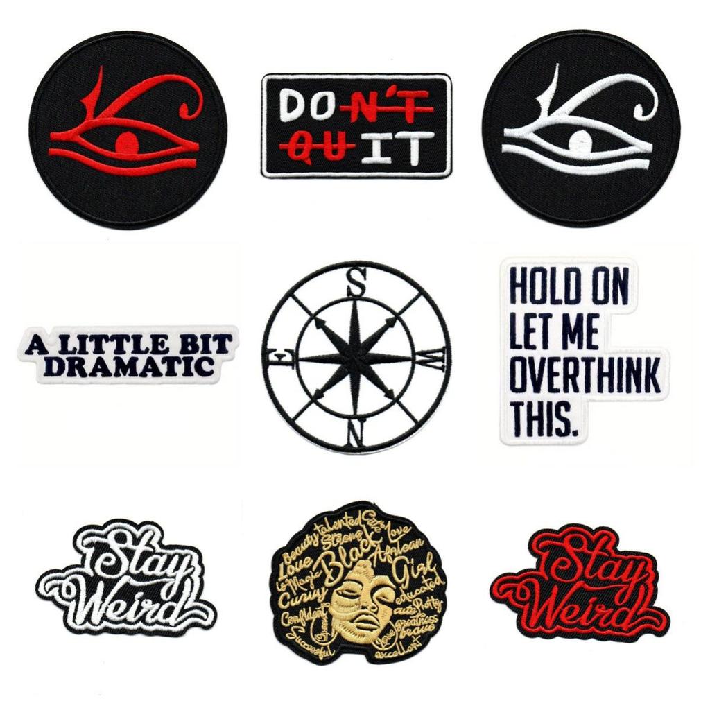 Personalized Punk Embroidery Iron-on Patch for Jackets