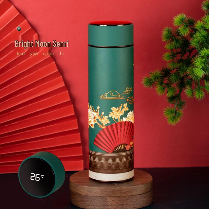 Luxury Smart Temperature Display Insulated Stainless Steel Cup - 316 Creative Design, Ideal Gift.