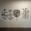 Set of 4 Metal Leaf Wall Art, Modern Minimalist Steel Sculpture, Botanical Home Decor, Christmas Gift