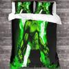 Set Copripiumino Hulk Per Bambini Ragazzi Adulti Copripiumini Set Biancheria da Letto Matrimoniale Con Federe Morbido Microfibra Set Copripiumino