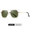 New Metal Polarized Sunglasses JS8575Outdoor Sun Protection Driving Sunglasses Fashionable Men's Square Frame Sunglasses
