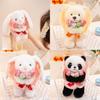Small Bunny Charm Plush Toys Cute Animal Shape Romantic Children Gift Festival