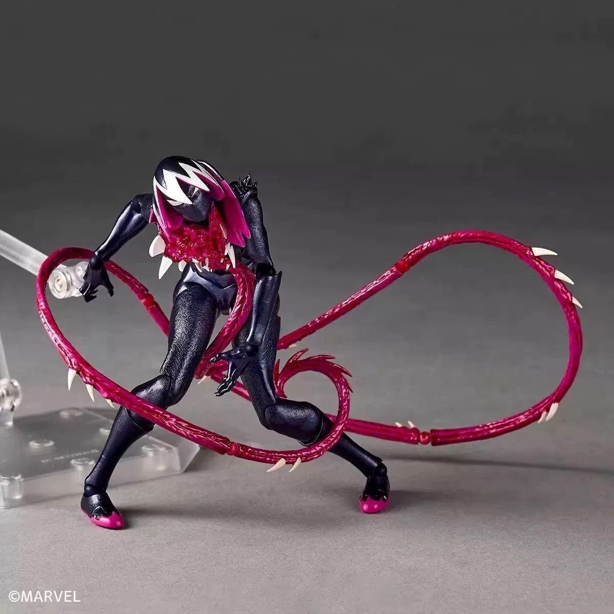 

New In Stock 16cm Spider-Man Venom Gwen Action Figure With Articulated Joints Limited Edition Desktop Collectible Gifts Toys