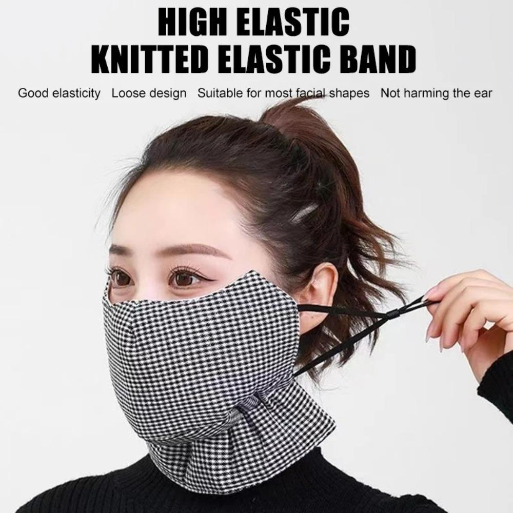Cotton Thickened Winter Face Mask Cold-proof Cycling Mask Durable Full Pack Mask  Men Women