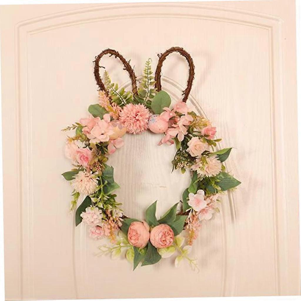 Osterkranz Haustür Hängend Hase Ei Hasenkranz Hase Hase Deko 13,8x17,7 Zoll.