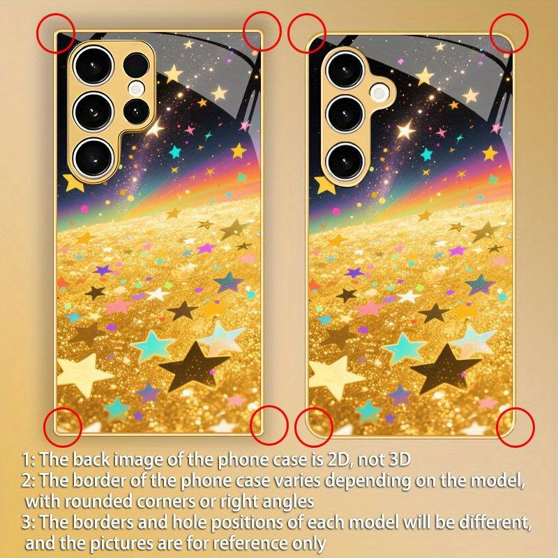 High-end Phone Case Electroplated Glass TPU PhoneCase for Samsung Galaxy S26 S25 S24 S23 S22 S21 FE,Ultra,Plus Dropresistant