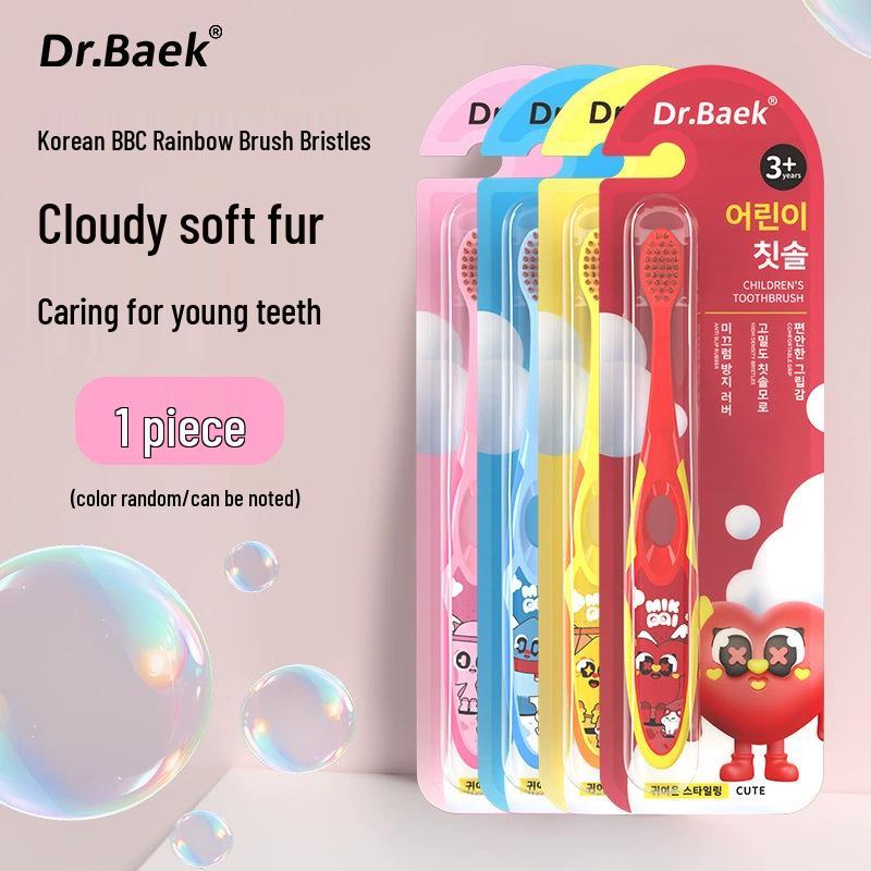 Premium Soft Bristle Children s Toothbrush & Tongue Scraper Set for Ages 6-12