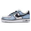 Air Force 1 Maris Sal, Anime Line, Graffiti, Preppy Style Abrasion Resistant Slip Resistant Low Top CW2288-111(Team2070-)
