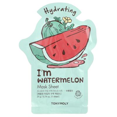 I'm Watermelon, Hydrating Beauty Mask Sheet, 1 Sheet, 21G(0.74Oz)