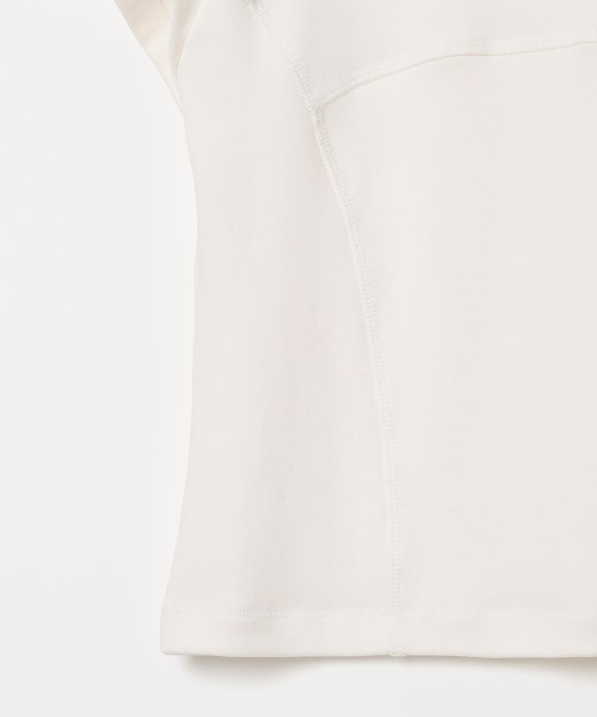 MILLO WOMEN Wave Mesh T-Shirt [Ivory]