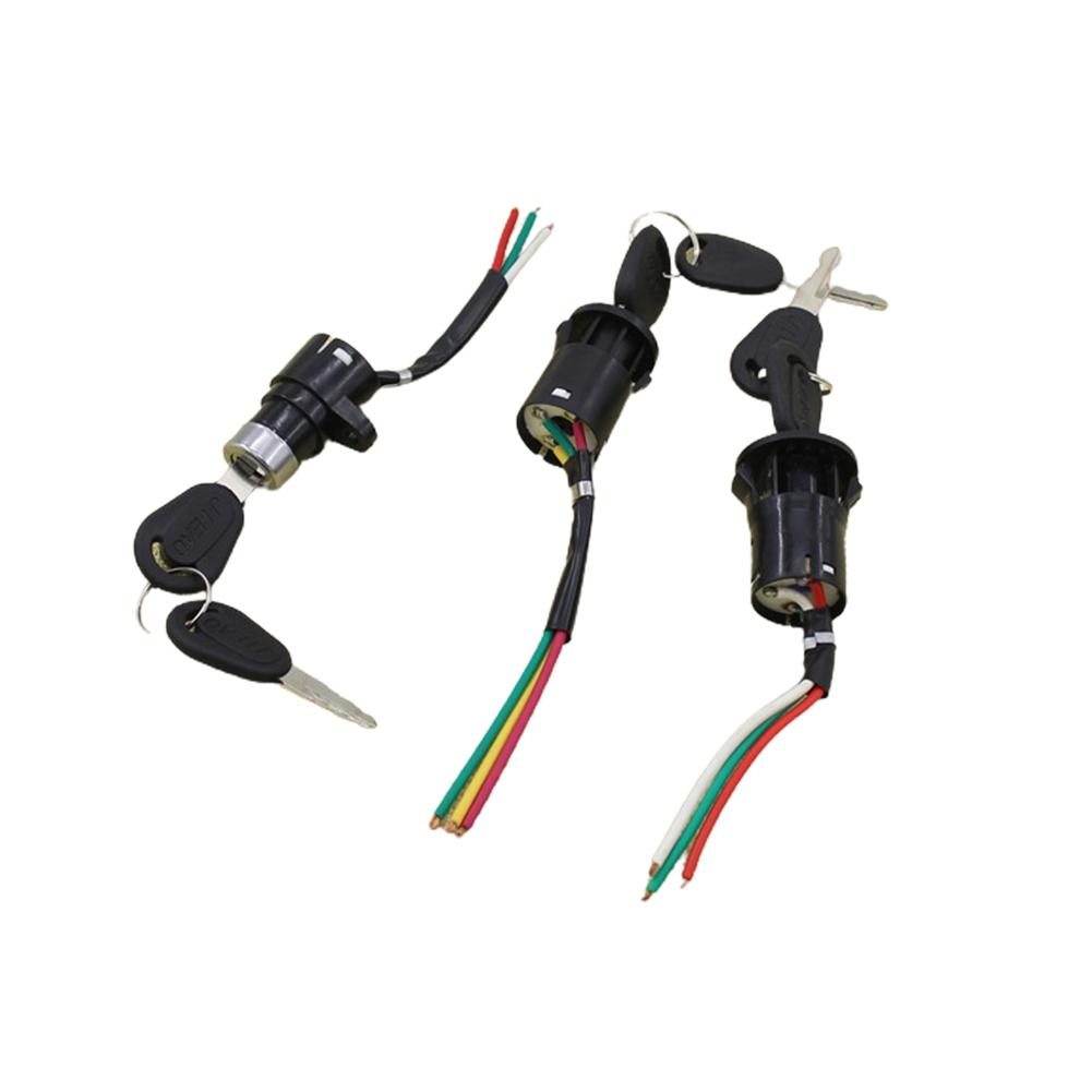 Power Lock Bicicletă electrică 1 buc întrerupător de aprindere negru