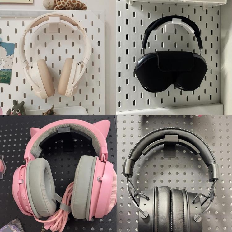 Wall Mounted Gaming Controller Holder Universal Headphone Stand Under Desk Hanger Hook Display Rack Headphone Bracket