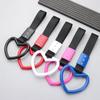 Drift Bus Subway Handle Charm Heart Shape Strap Handle Strap Car Accessory Tow Ring