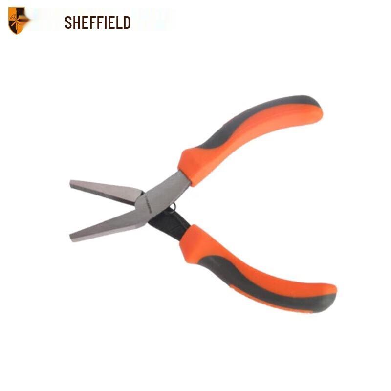 Sheffield Two-Tone Handle Flat Nose Pliers