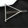 Fashion Alloy Hollow Moon Circle Triangle Bangs Hair Clip Women Hairpin Barrette