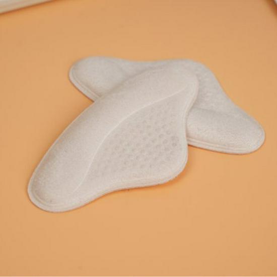 Soft Anti-Slip Heel Stickers for High Heels - Self-adhesive, Anti-Wear, Reduce Half Size Fit.